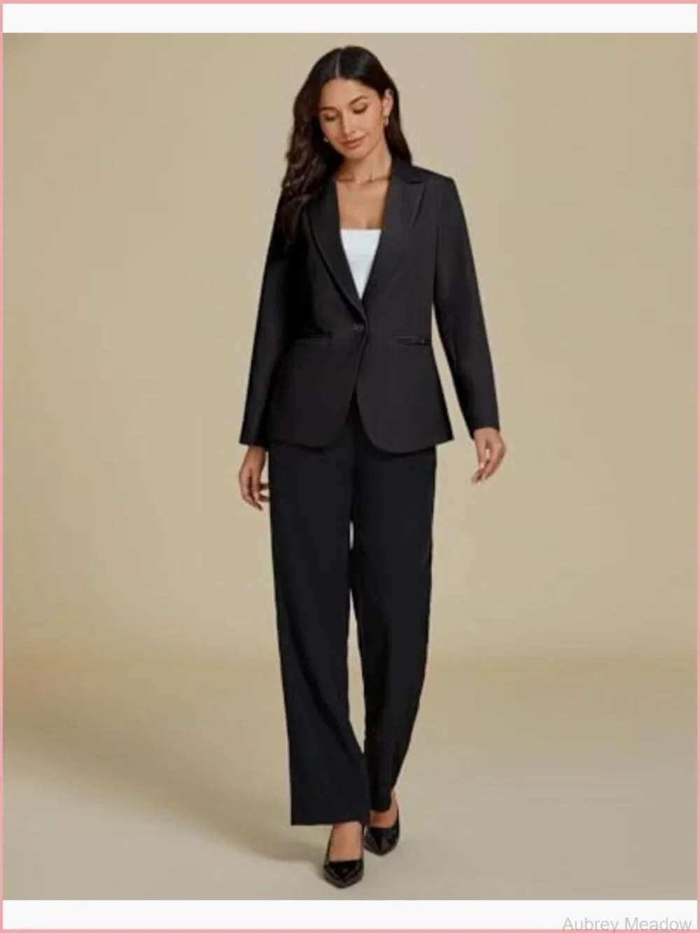 Dressy Blazers for Women Button Long Sleeve Lapel Business Casual Office Work